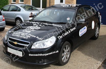 Chevrolet Epica with cut graphics by Totally Dynamic Norfolk