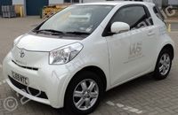 Toyota IQ wrapped with printed and part matte wrap by Totally Dynamic South London