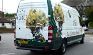 Mercedes Sprinter high roof long wheel base wrapped by Totally Dynamic Leeds/Bradford