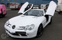SLR McLaren wrapped white by Totally Dynamic North London