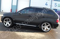 BMW X5 wrapped matt black by Totally Dynamic North London