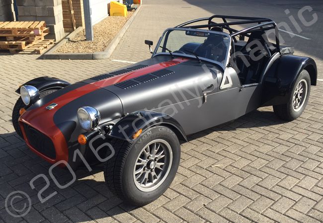 Caterham vinyl wrapped in matt metallic grey vinyl