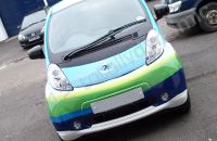 Peugeot ION fully wrapped in printed design by Totally Dynamic Central Scotland