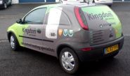 Vauxhall Corsa - designed and wrapped by Totally Dynamic Central Scotland
