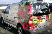 VW van wrapped by Totally Dynamic Central Scotland