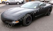 Chevrolet Corvette wrapped matt black by Totally Dynamic North London