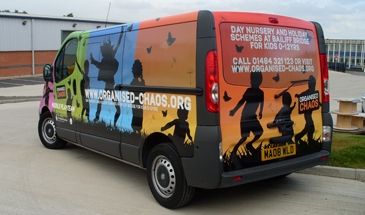 Vauxhall Vivaro - wrapped by Totally Dynamic Leeds/Bradford