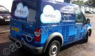 Ford Transit Connect designed and wrapped for Nimbus by Totally Dynamic Central Scotland
