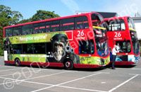 Buses wrapped by Totally Dynamic Central Scotland