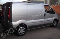 Nissan Primastar wrapped metallic silver by Totally Dynamic Lincoln