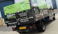 Ford Transit double cab wrapped in printed wrap by Totally Dynamic South London