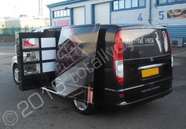 Mercedes Vito vinyl wrapped for NIKE Tiempo