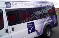 Ford Transit minibus #3 vinyl wrapped in full colour by Totally Dynamic Lincolnshire