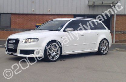 Audi Estate wrapped white by Totally Dynamic Leeds/Bradford