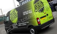 Renault Master LWB HR wrapped in a matt printed design by Totally Dynamic North London