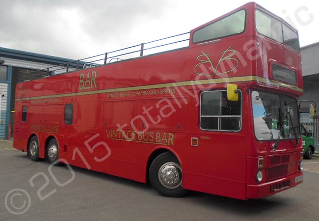 Rugby World Cup 2015 open top bus fully vinyl wrapped for Heineken in a printed bus wrap design by Totally Dynamic North London