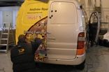 Toyota HiAce - designed and wrapped by Totally Dynamic North London
