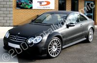 Mercedes wrapped matt black by Totally Dynamic Leicester