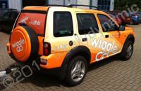 Freelander and Trailer wrapped for Wiggle by Totally Dynamic Southampton