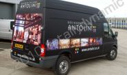 Ford van wrapped for Antolini Designer Ceilings by Totally Dynamic Leeds/Bradford