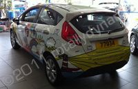 Ford Fiestas wrapped for Bougourd Ford Guernsey by Totally Dynamic Southampton