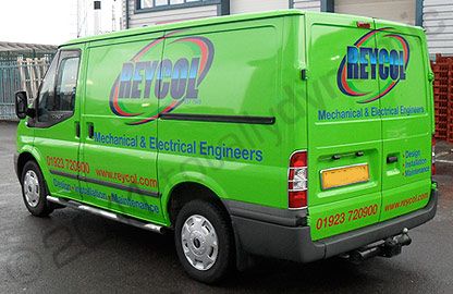 Ford Transit wrapped in full wrap by Totally Dynamic North London