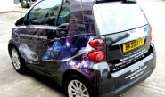 Smart Car - designed and wrapped by Totally Dynamic Birmingham