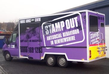 Peugeot Boxer - Designed and wrapped by Totally Dynamic Central Scotland