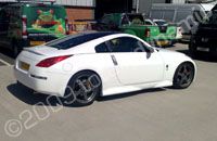 Nissan wrapped white by Totally Dynamic Leeds/Bradford