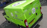Citroen Relay van wrapped with printed design by Totally Dynamic North London