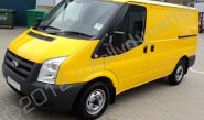 Ford Transit wrapped in gloss yellow vinyl film by Totally Dynamic North London