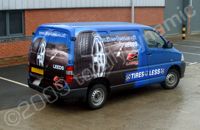 Toyota van wrapped by Totally Dynamic Leeds/Bradford