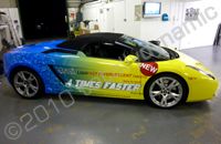 Lamborghini Gallardo in a full printed wrap by Totally Dynamic Leeds/Bradford