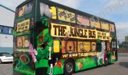 Double decker bus wrapped in fully printed bus by Totally Dynamic South London