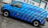 VW Transporter wrapped in printed metallic wrap by Totally Dynamic North London