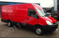 LDV van wrapped red by Totally Dynamic Southampton