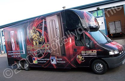 Luton Van designed and wrapped by Totally Dynamic North London