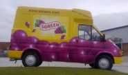 Ice-cream van - wrapped by Totally Dynamic Leeds/Bradford