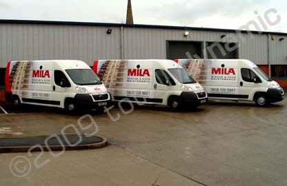 Citroen vans wrapped by Totally Dynamic Leeds/Bradford