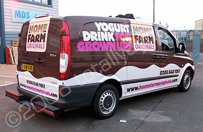 Mercedes Vito wrapped by Totally Dynamic North London