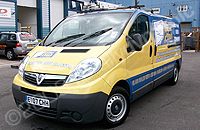 Vauxhall Vivaro wrapped by Totally Dynamic North London