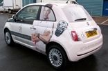 Fiat 500 - designed and wrapped by Totally Dynamic North London