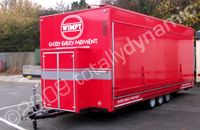 Catering trailer wrapped for Wimpy