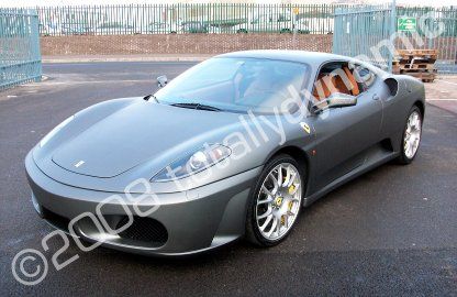 Ferrari wrapped matt grey by Totally Dynamic North London