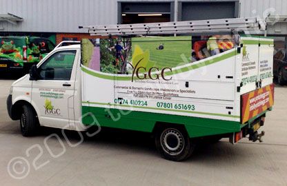 Van wrapped by Totally Dynamic Leeds/Bradford