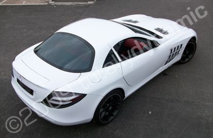 SLR McLaren wrapped white by Totally Dynamic North London