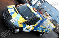 Ford Transit Pick-up wrapped by Totally Dynamic North London