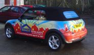 MINI Convertible - designed and wrapped by Totally Dynamic Norwich