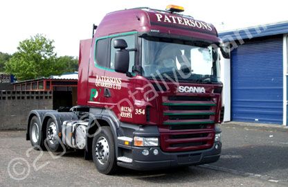 Lorry cab wrapped by Totally Dynamic Central Scotland