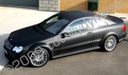 Mercedes wrapped matt black by Totally Dynamic Leicester
